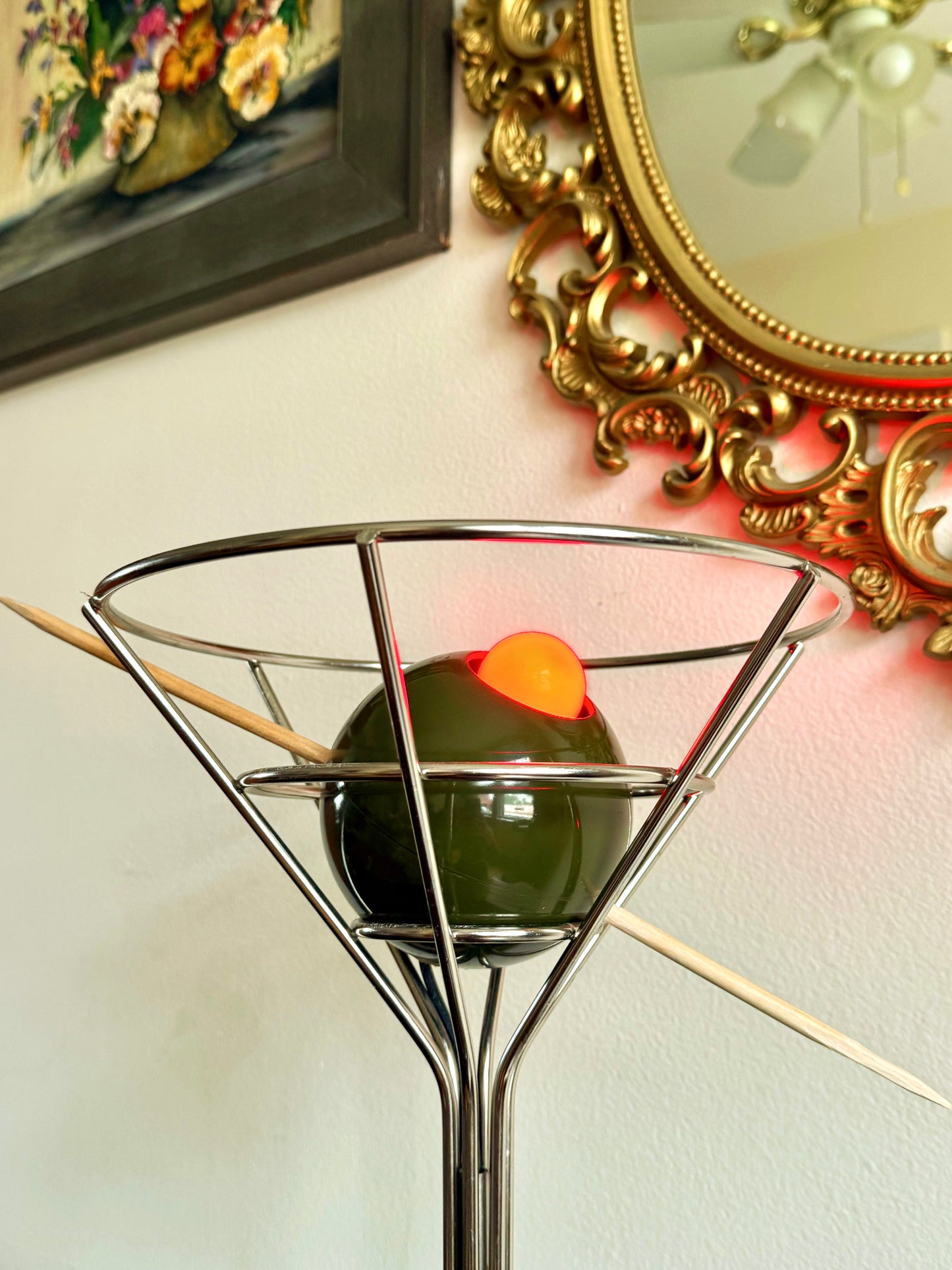 David Krys Postmodern Olive Martini Lamp (1993) - Original