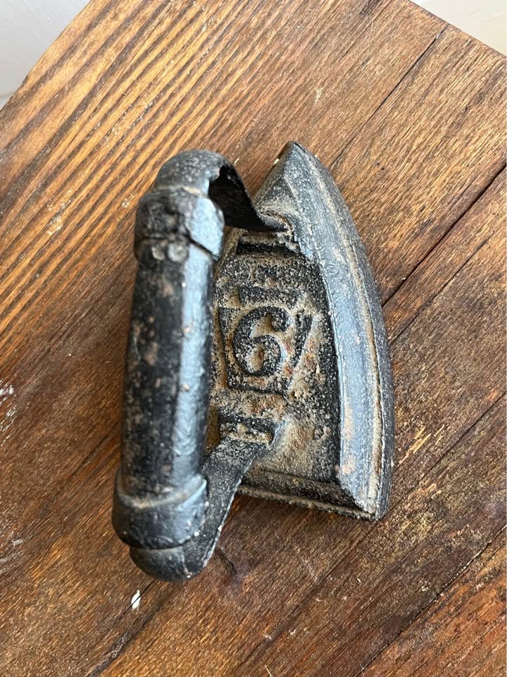 Genuine Antique Cast Iron with Handle