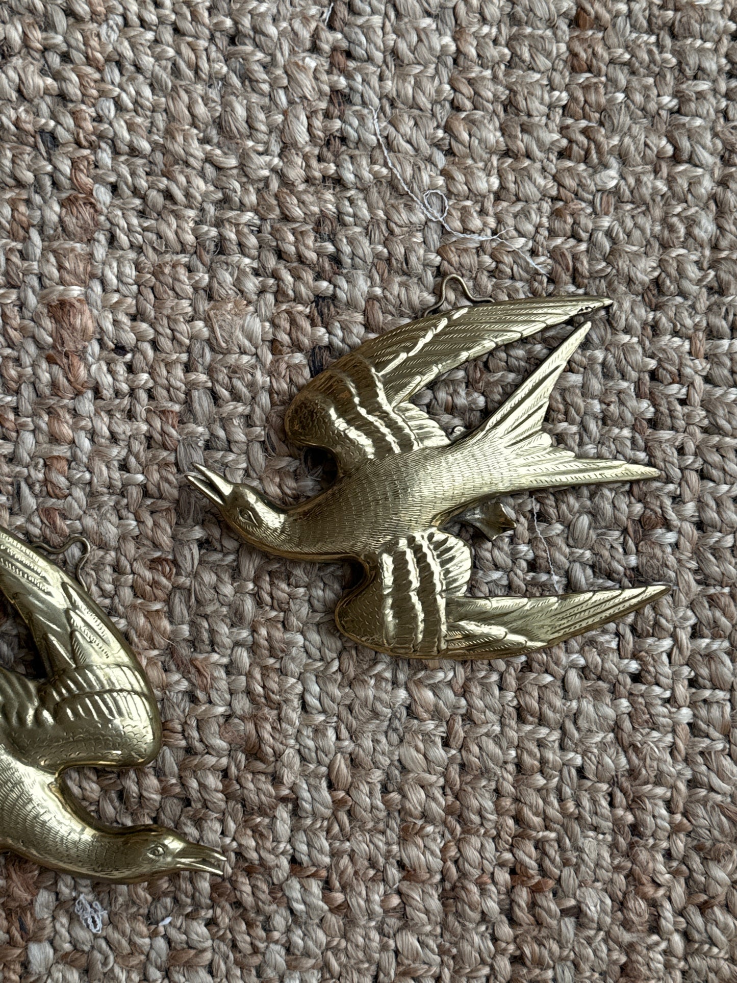 Brass Wall Hanging Sea Birds