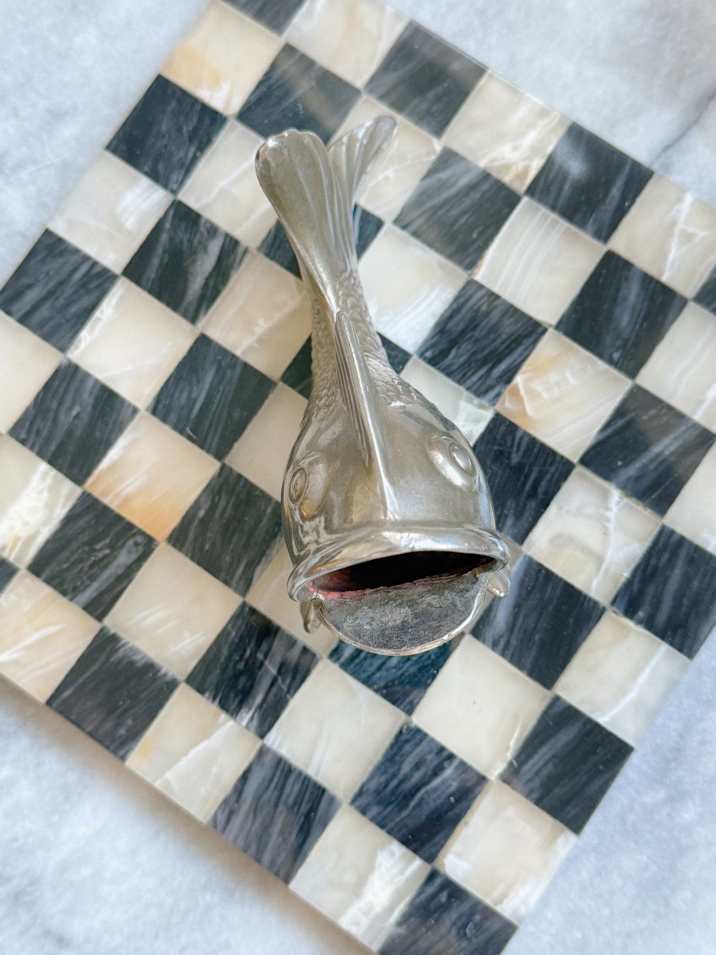 Aluminum Fish Freestanding Figure