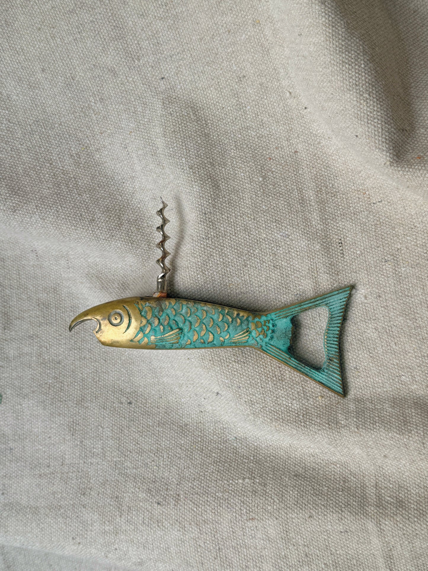 Brass Sardine Bottle Opener