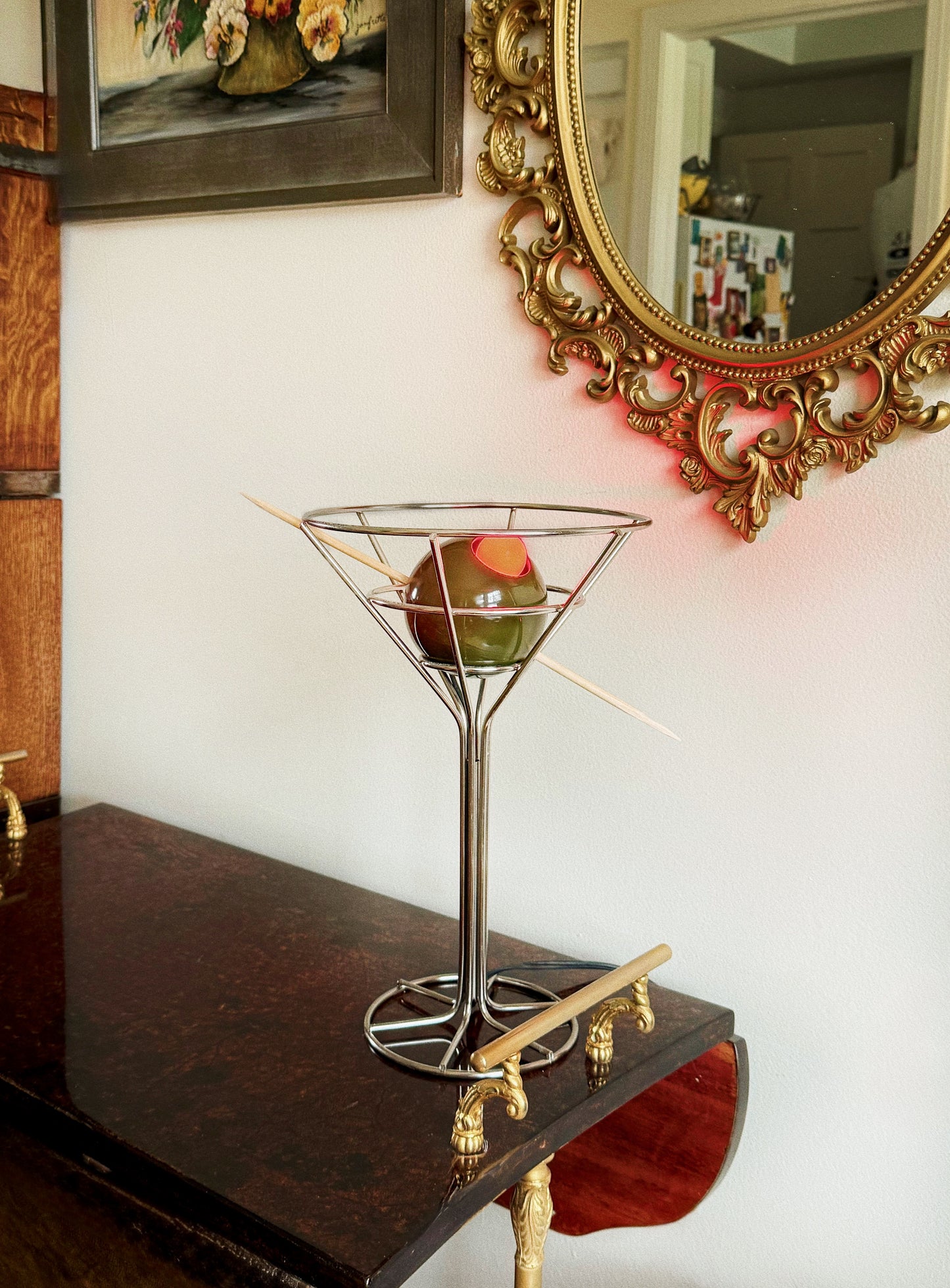 David Krys Postmodern Olive Martini Lamp (1993) - Original