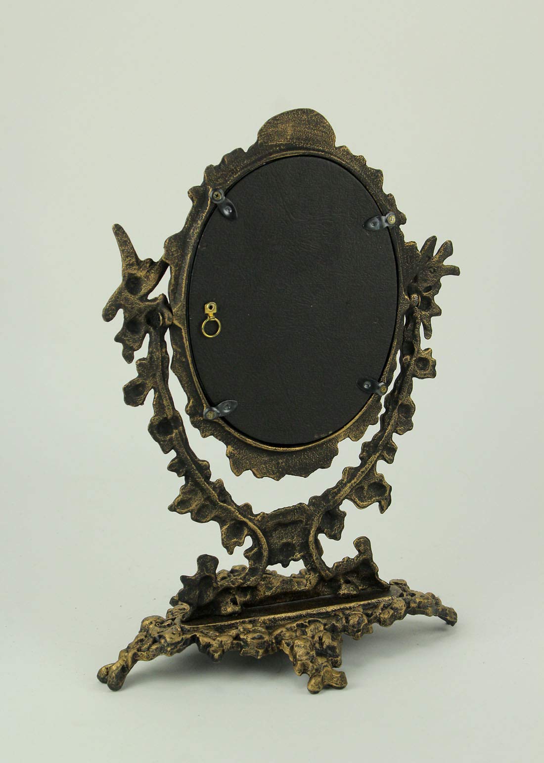 Antique Cast Iron Vanity Mirror – Victorian/Gothic/Medieval Style - RARE