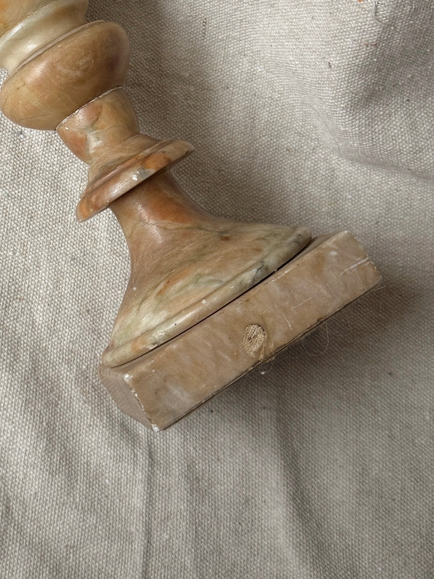 Neoclassical Alabaster Pedestal Chalice