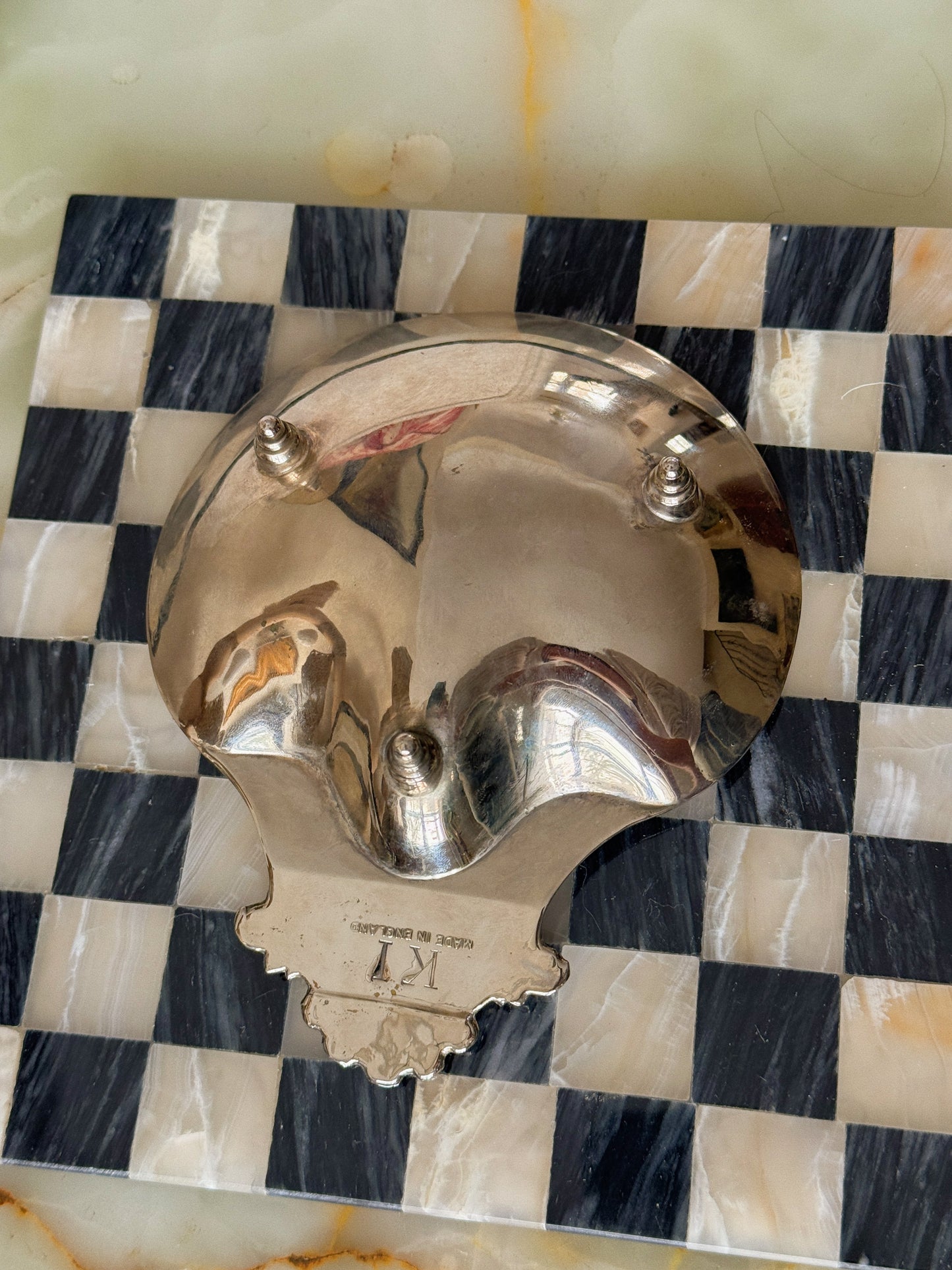 Shell Trinket Dish Silver Plated