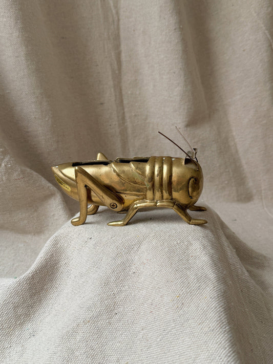 Vintage Brass Grasshopper Tape Dispenser