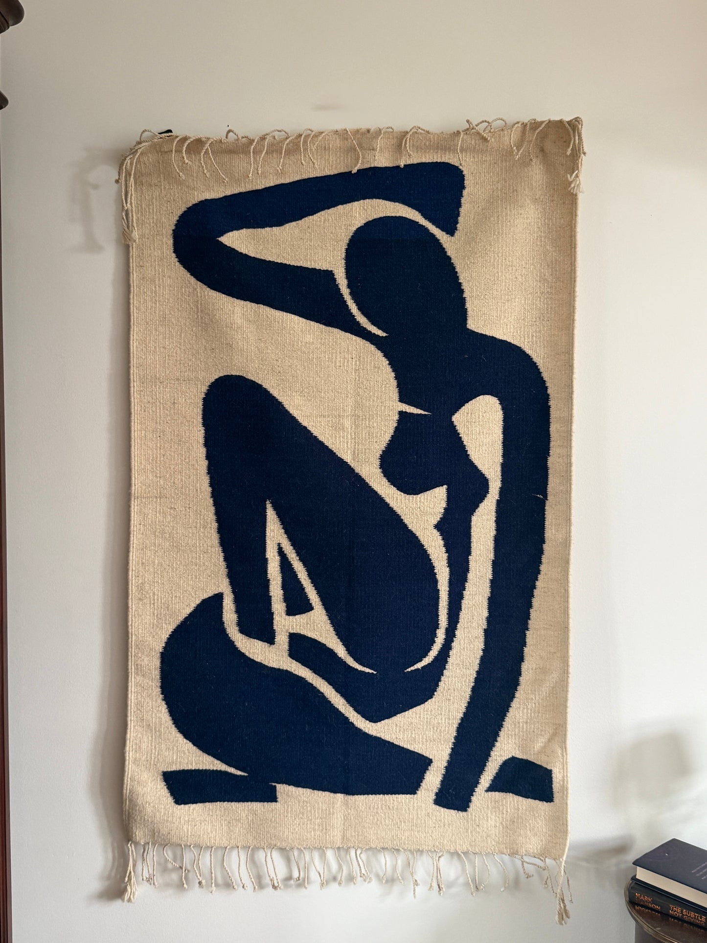 After Henri Matisse Nu Bleu Wool Tapestry Wall Art Hanging