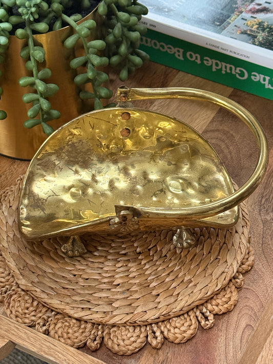 Mini Brass Log Holder