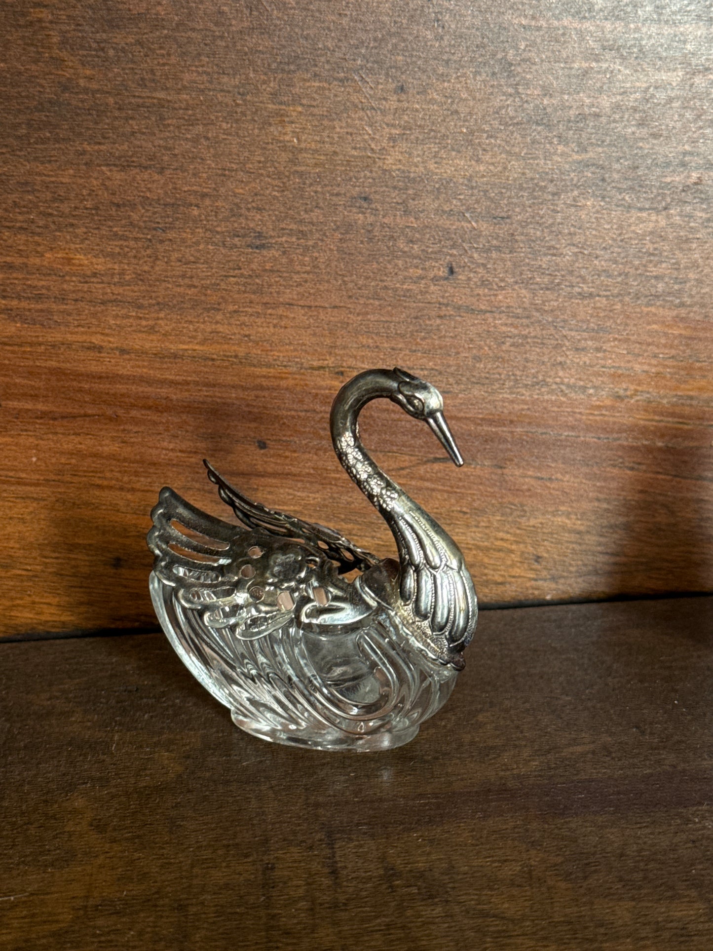 Crane Salt Cellar