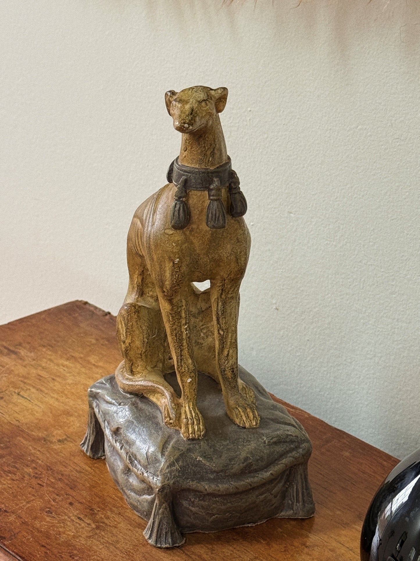 Vintage Art Deco Stylized Whippets, Pair