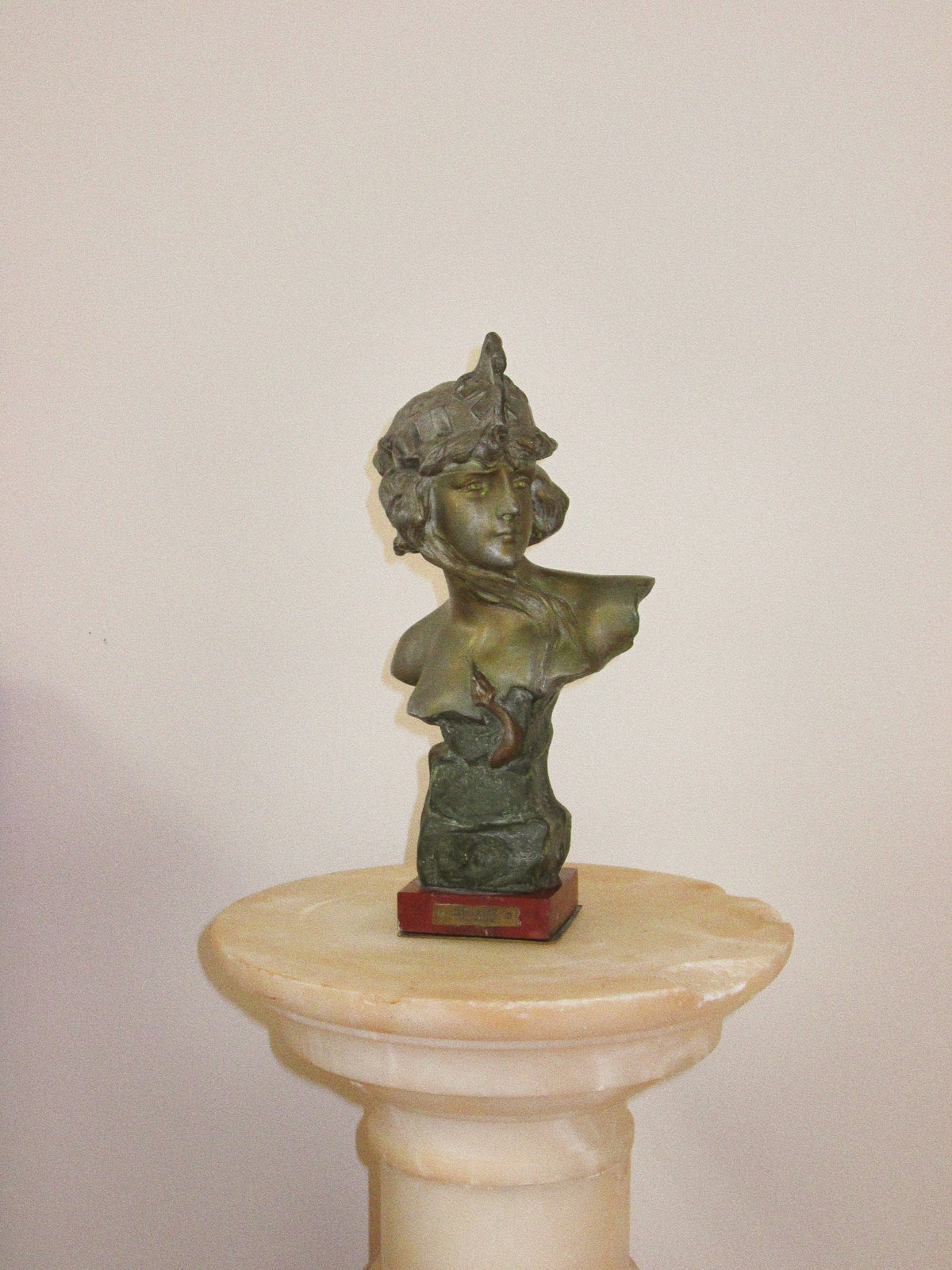 Antique Art Nouveau Cleopatra Bust