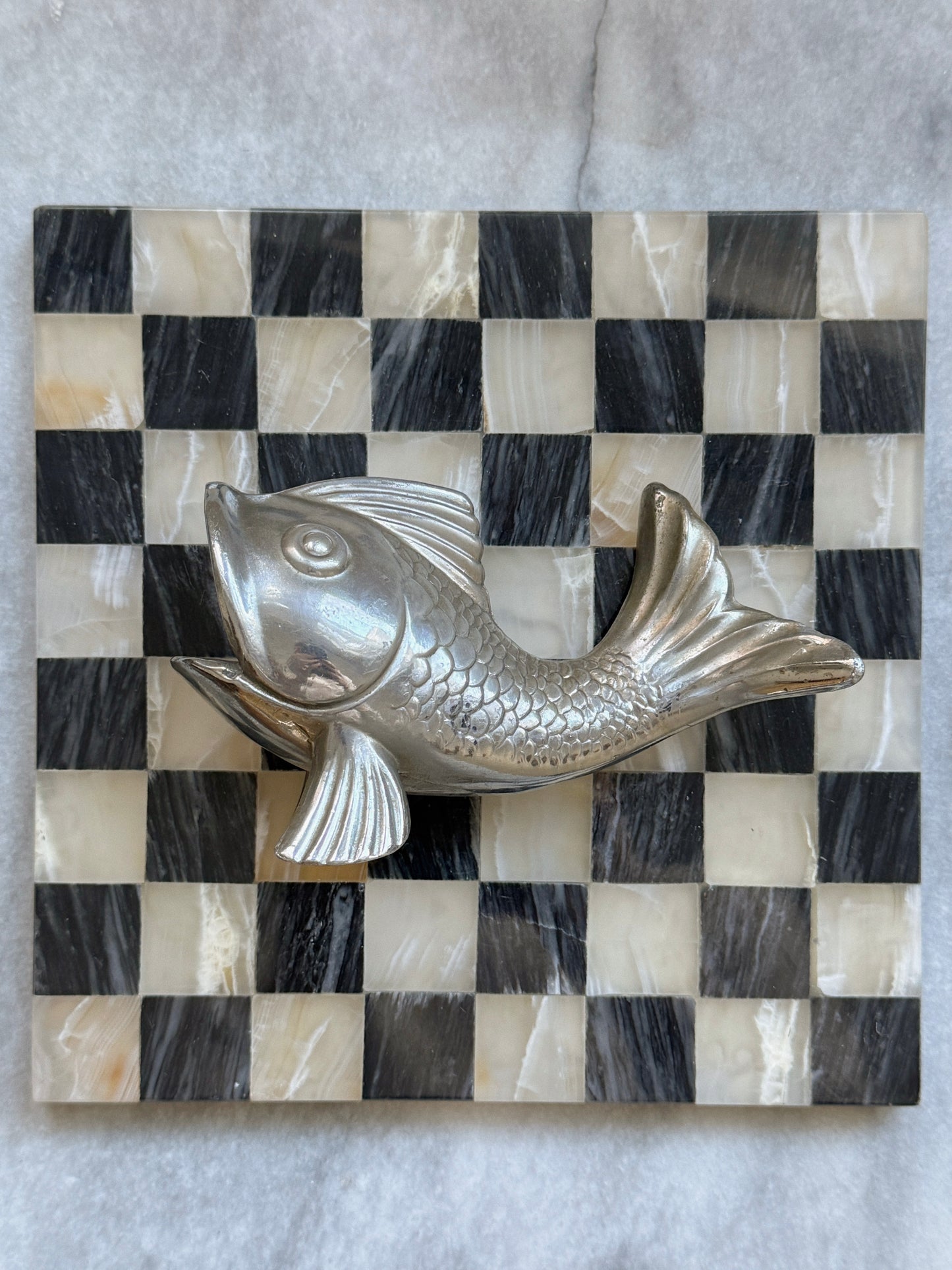 Aluminum Fish Freestanding Figure