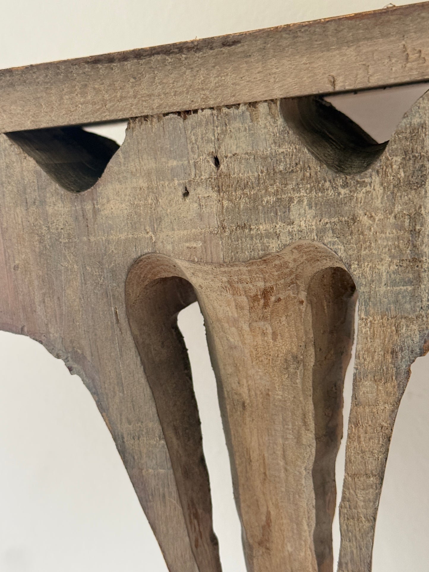 Vintage Florentine Gilt Hand Carved Wall Shelves (2)
