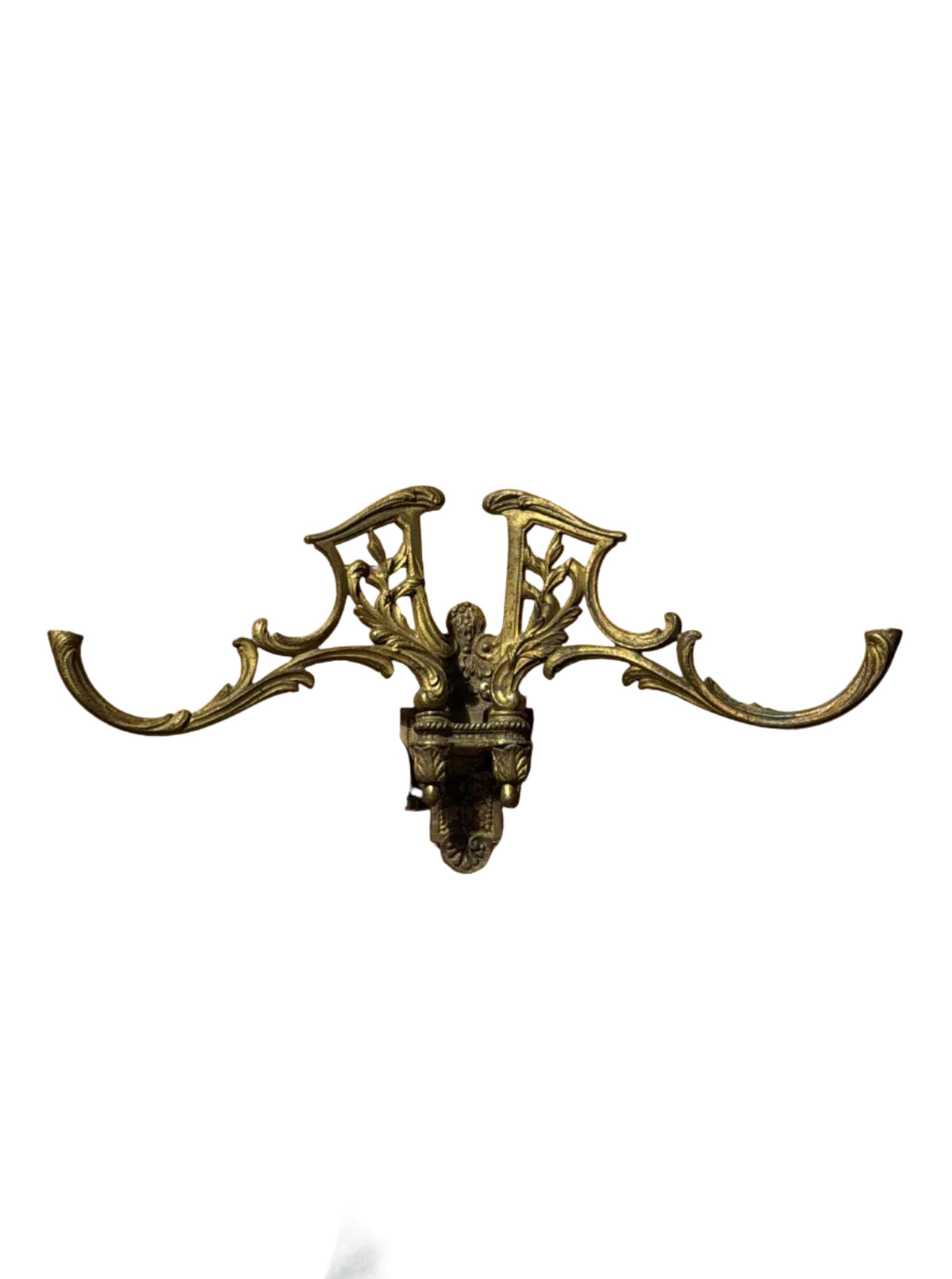 Art Nouveau Architectural Salvage French Repurposed Hooks; Antique