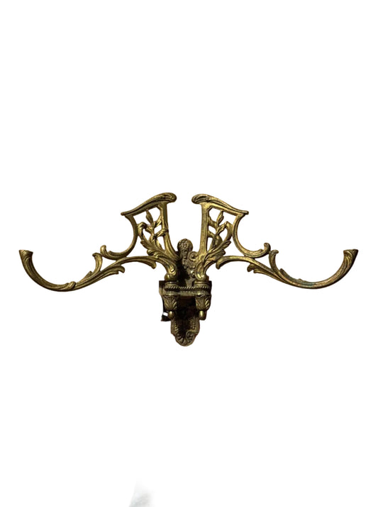 Art Nouveau Architectural Salvage French Repurposed Hooks; Antique