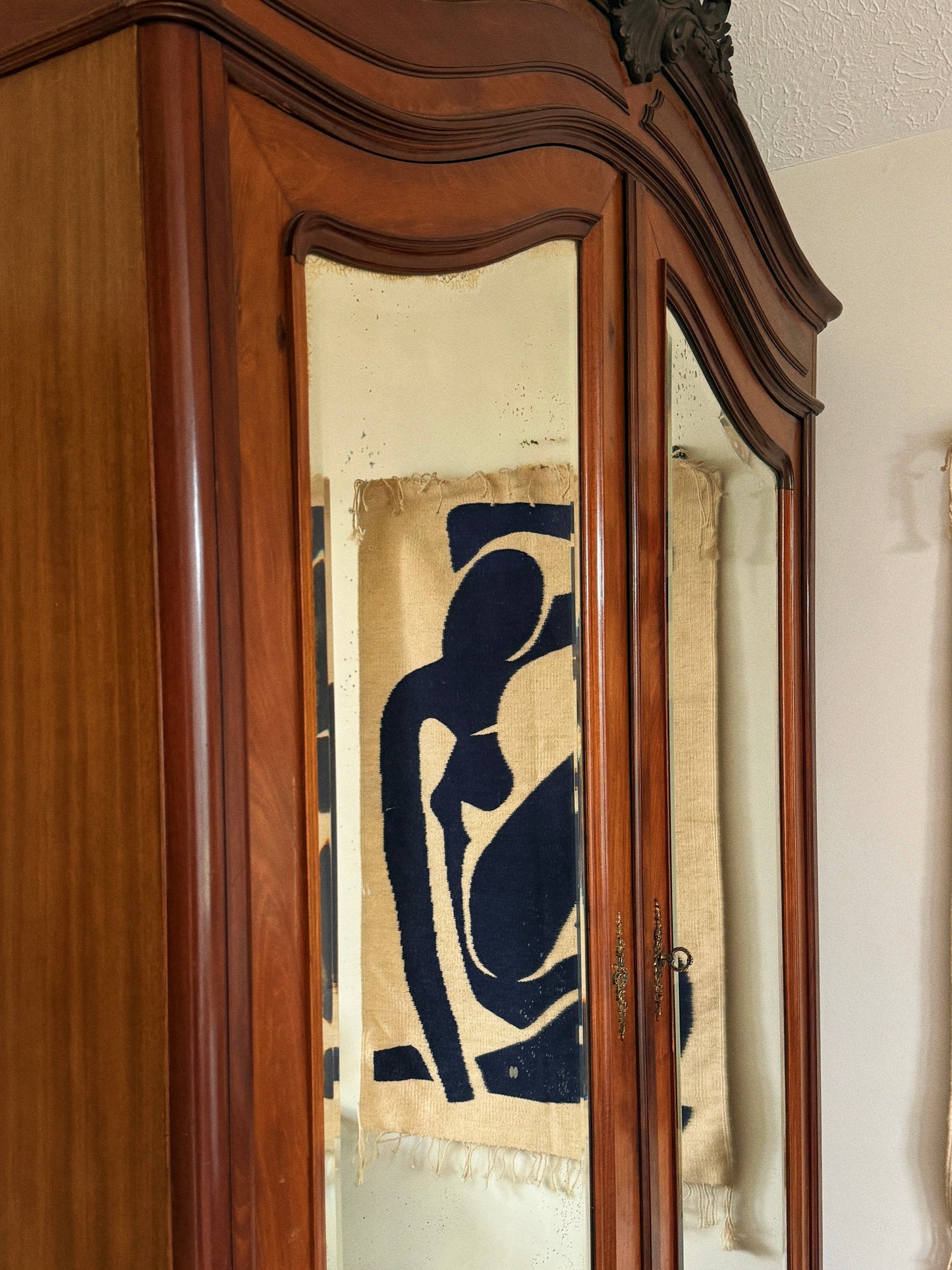 After Henri Matisse Nu Bleu Wool Tapestry Wall Art Hanging