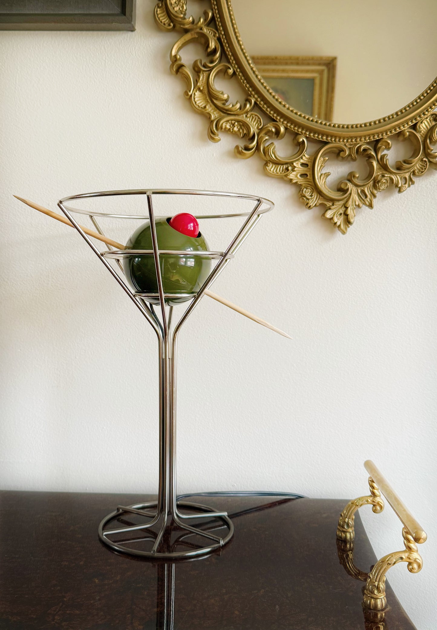 David Krys Postmodern Olive Martini Lamp (1993) - Original