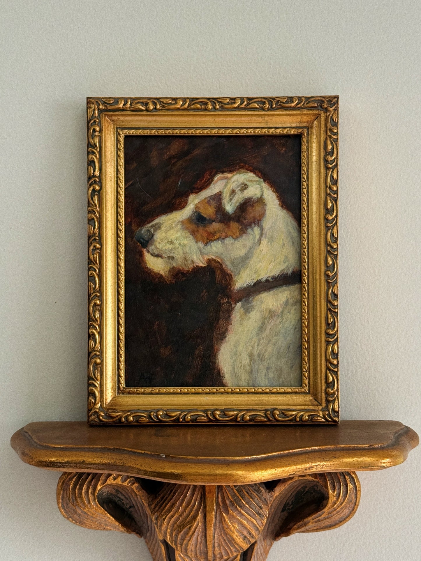 ‘Study of Patience,’ 5”x7”, Framed