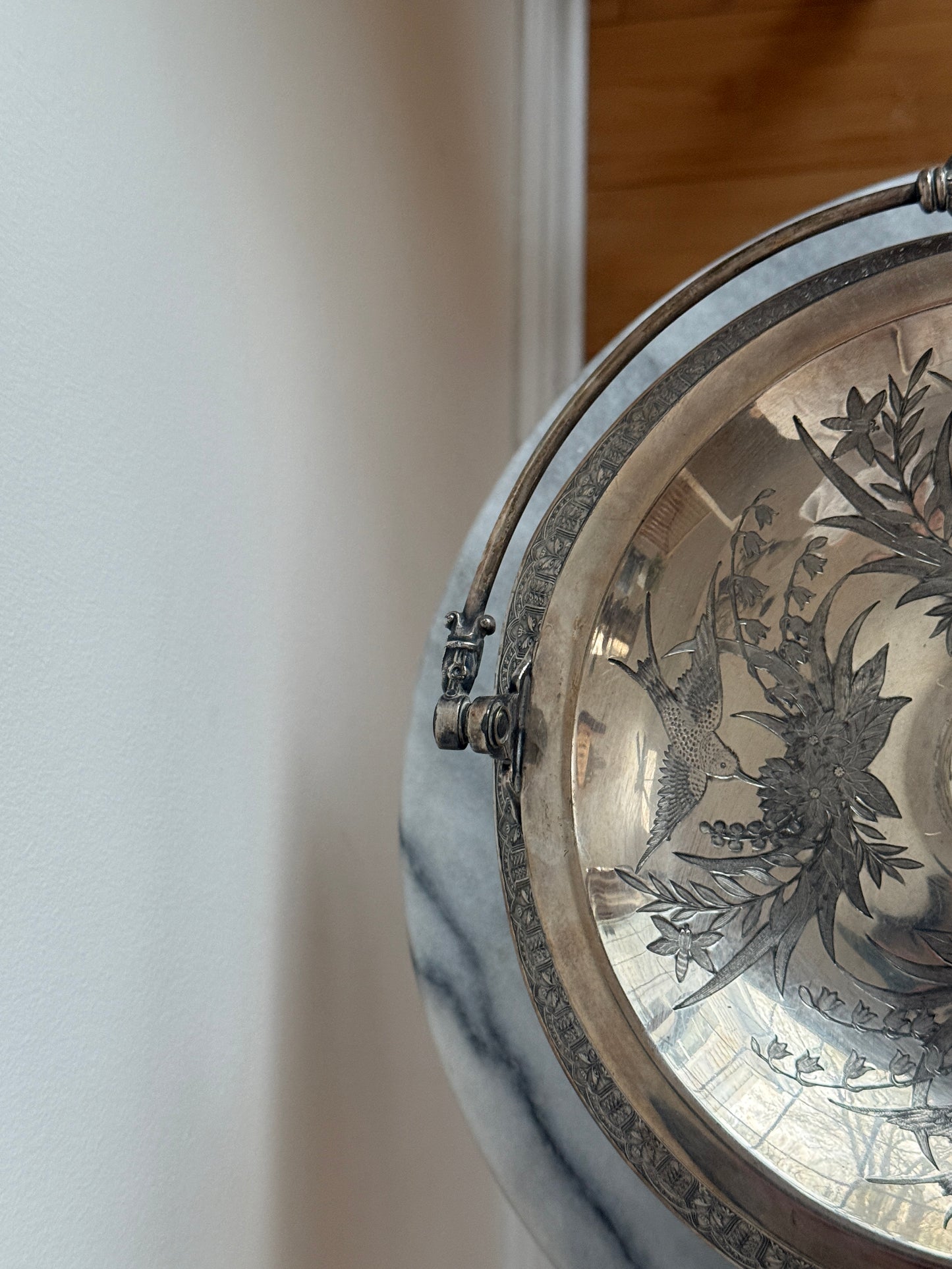 Pedestal Silver Bowl, 1887