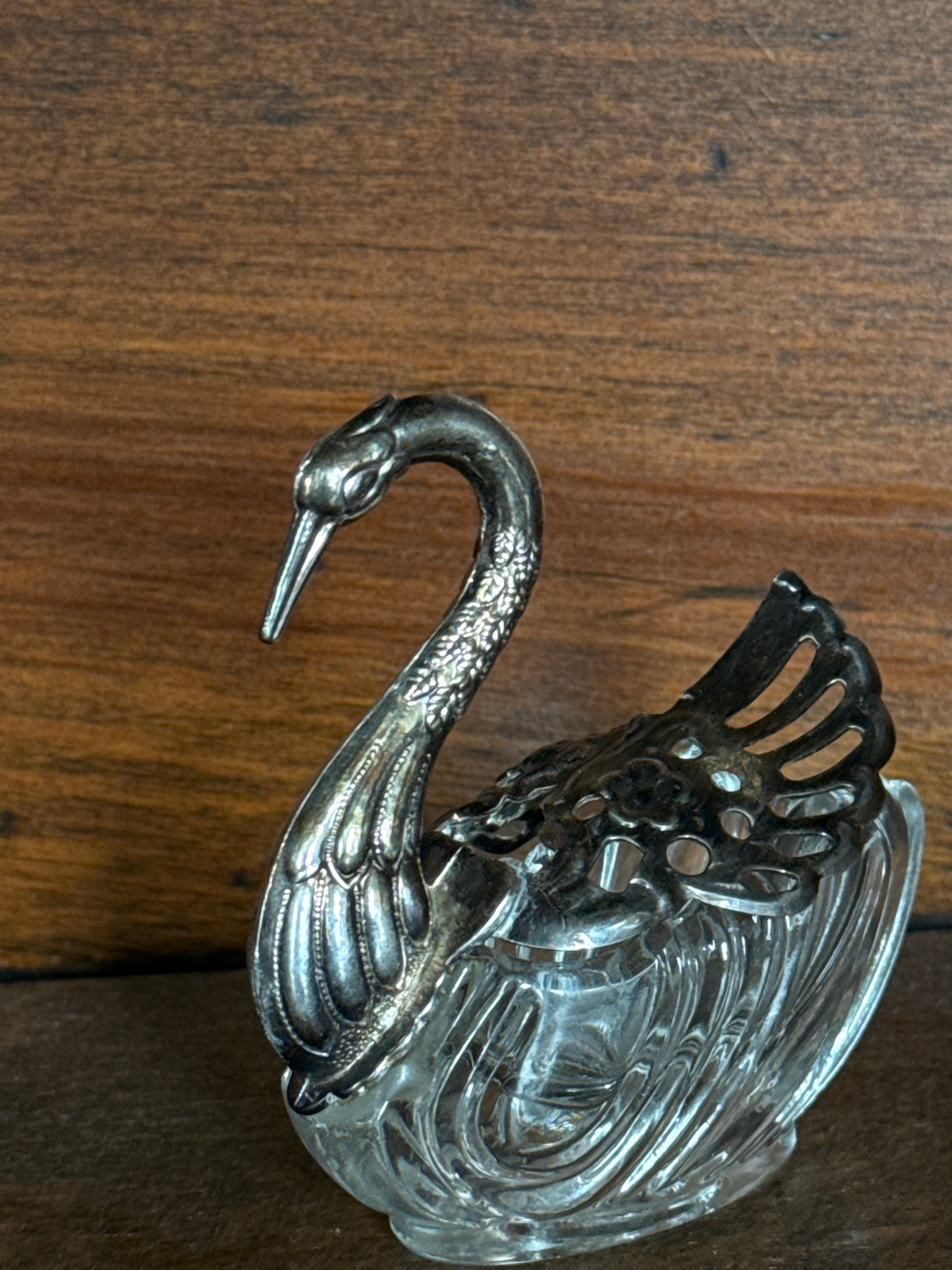 Crane Salt Cellar
