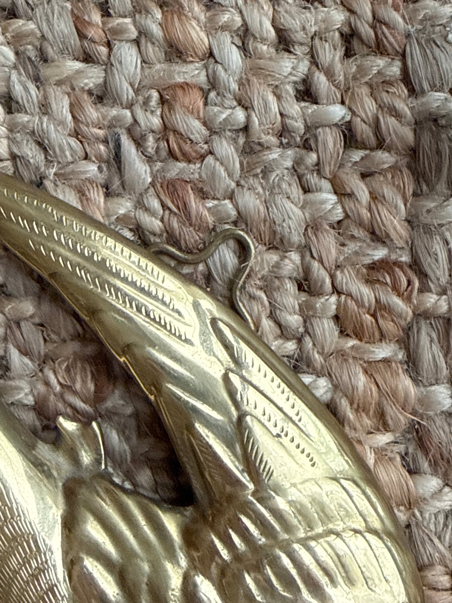 Brass Wall Hanging Sea Birds