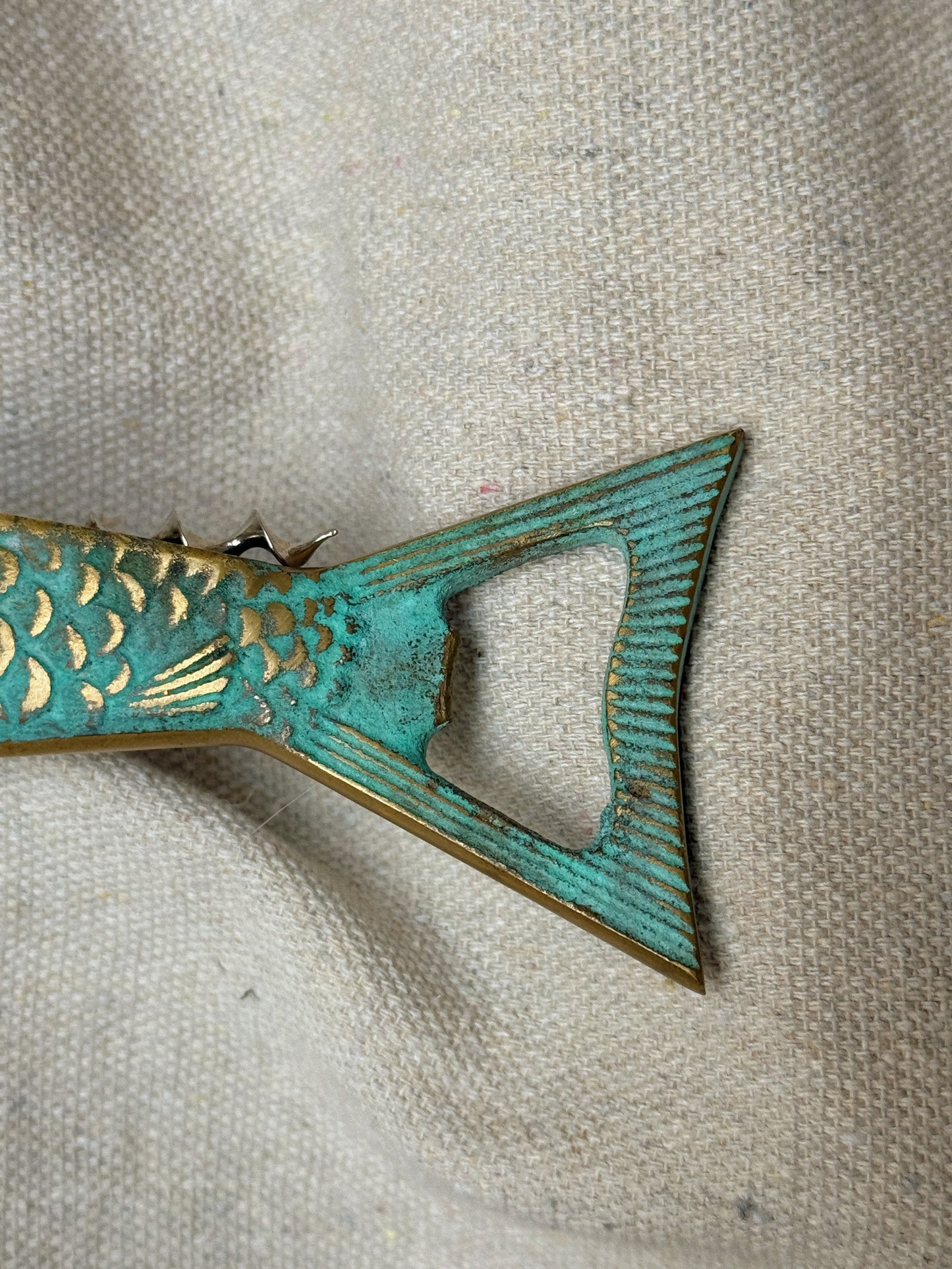 Brass Sardine Bottle Opener