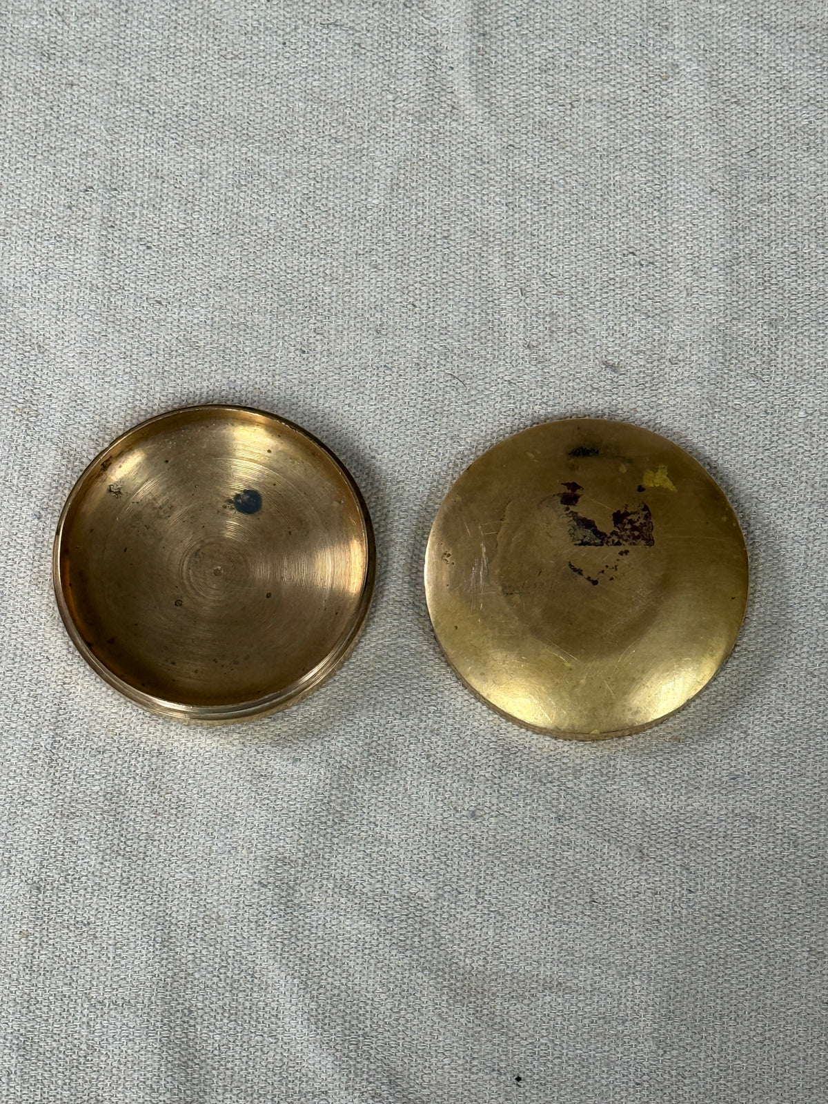Rare Brass Aspirin Pill Box