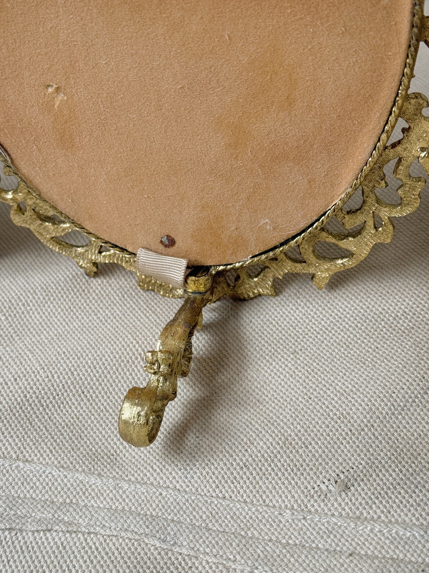 Vintage Three Oval Portrait; Hanging or Standing