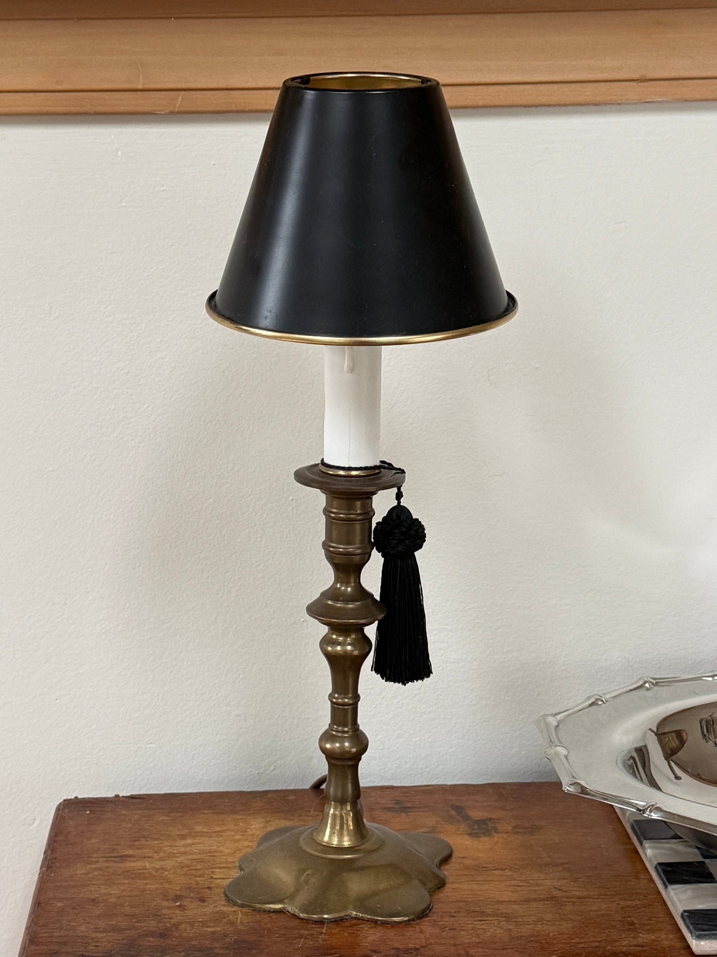 French Bouillotte Brass Lamp