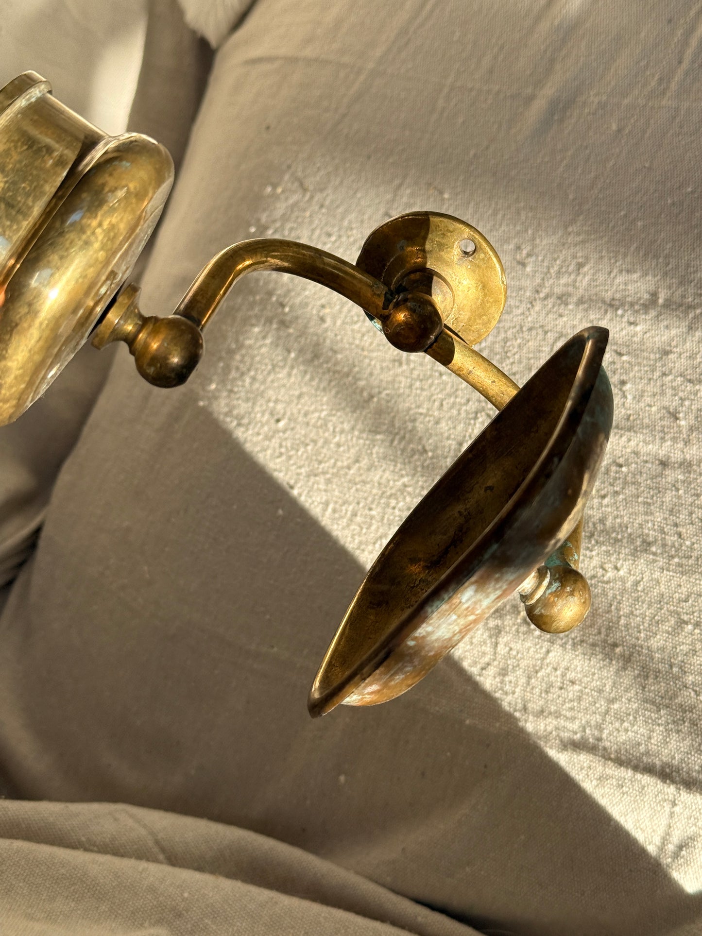 Antique Brass Wall Mounted Soap Holder