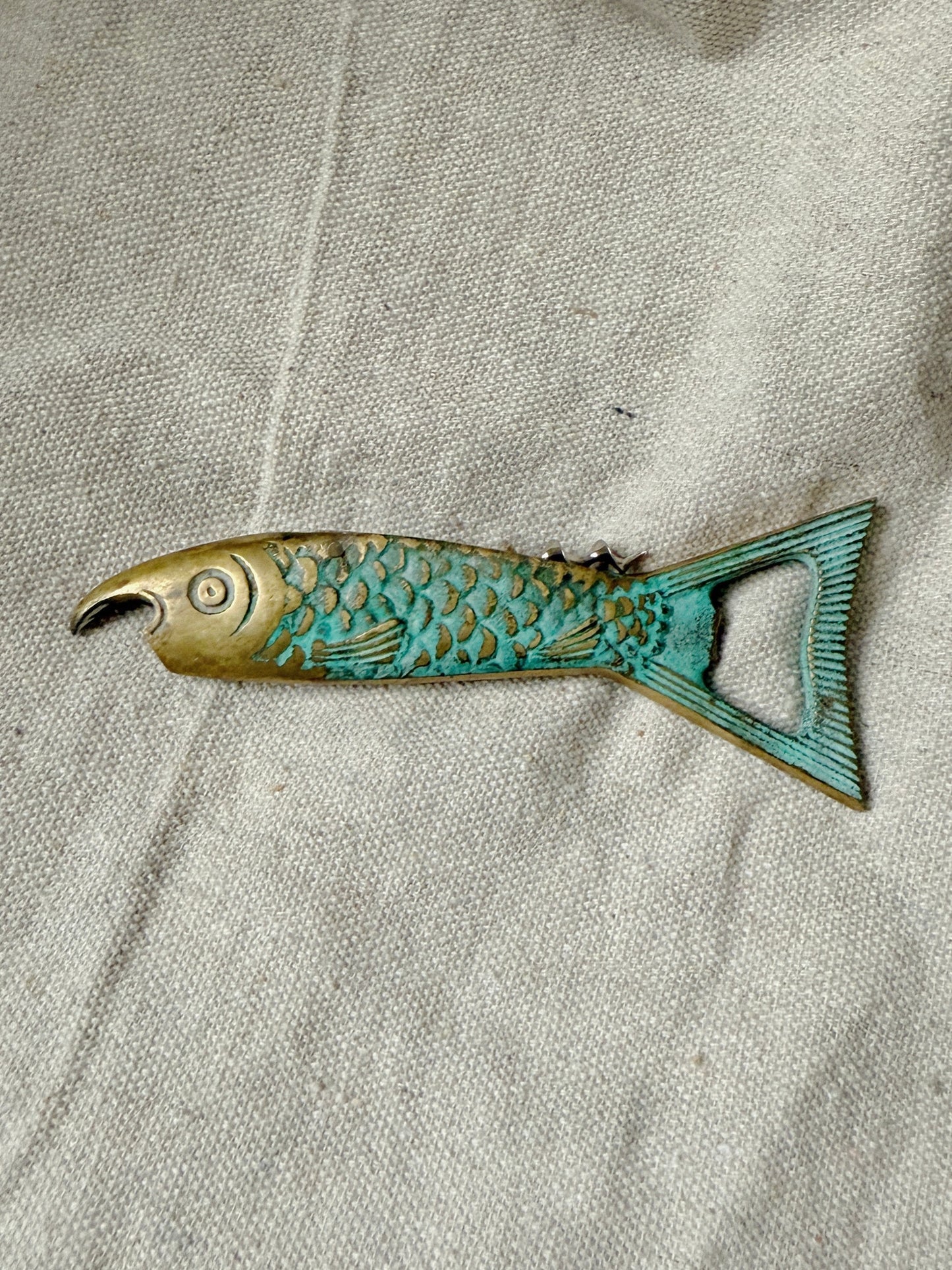 Brass Sardine Bottle Opener