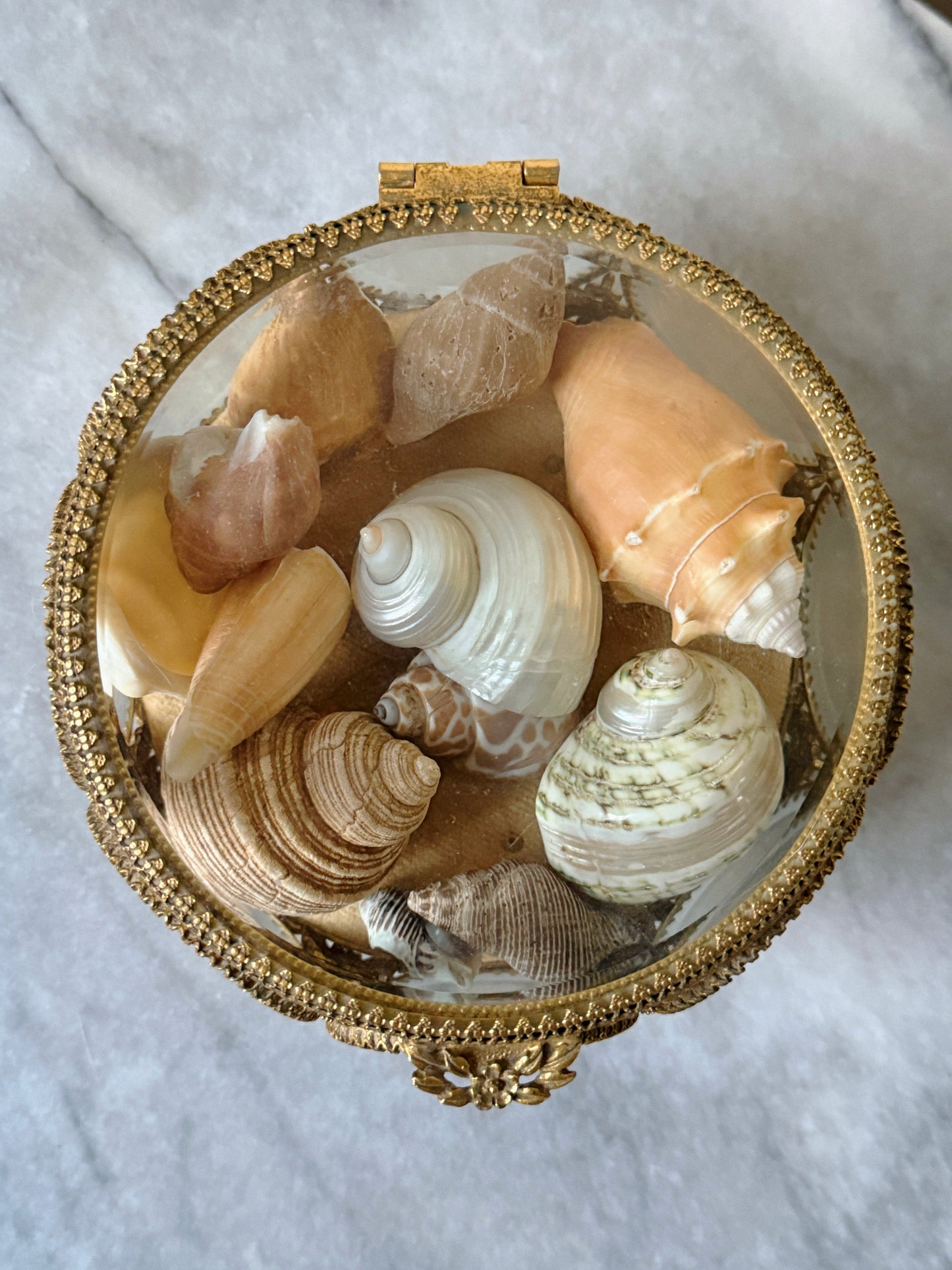 Beveled Glass Ormolu Jewelry Casket