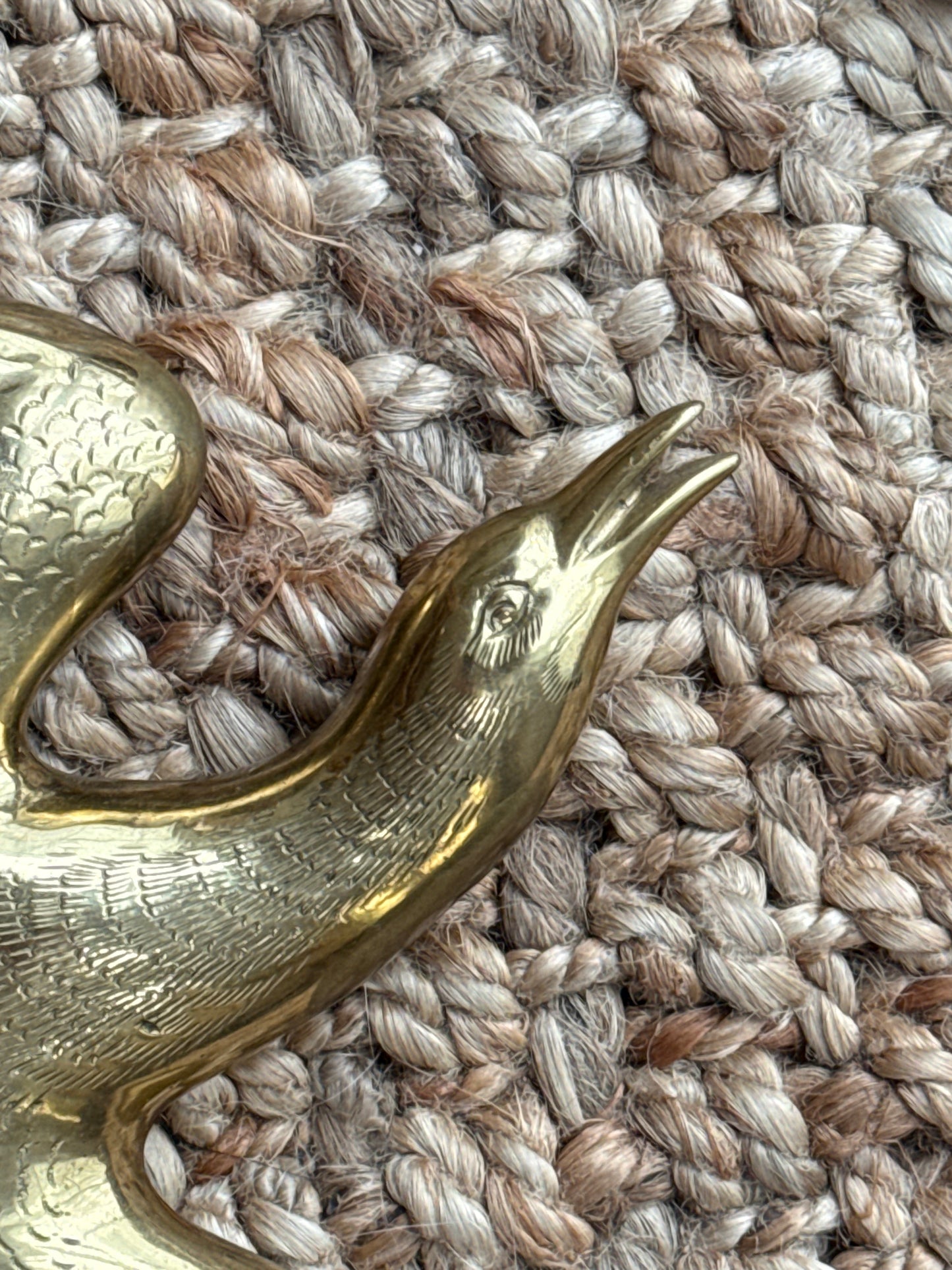 Brass Wall Hanging Sea Birds