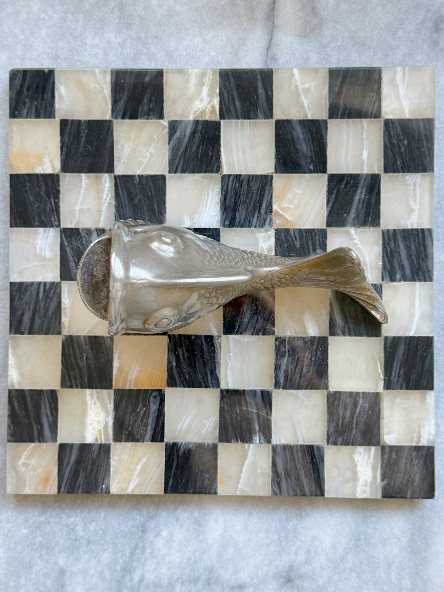 Aluminum Fish Freestanding Figure