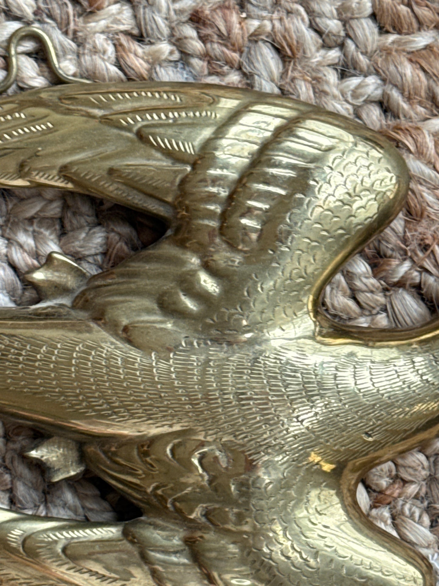 Brass Wall Hanging Sea Birds