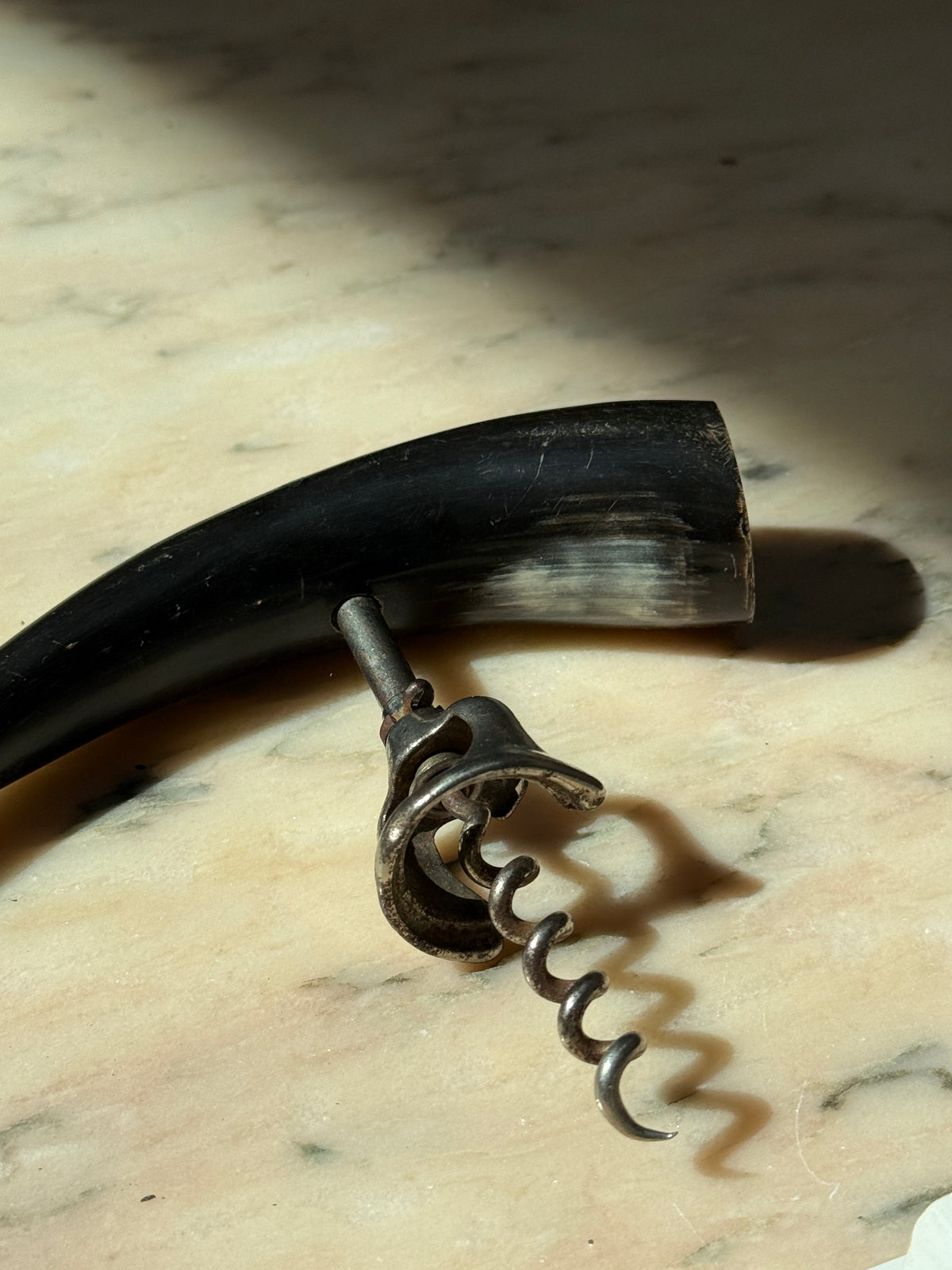 Antique German Horn Corkscrew