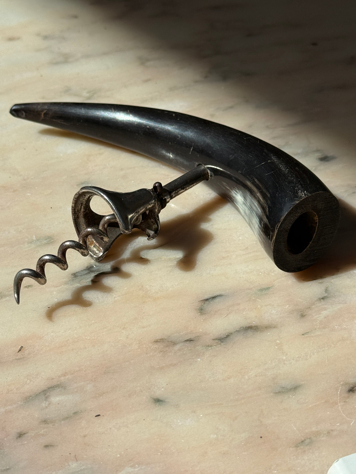 Antique German Horn Corkscrew