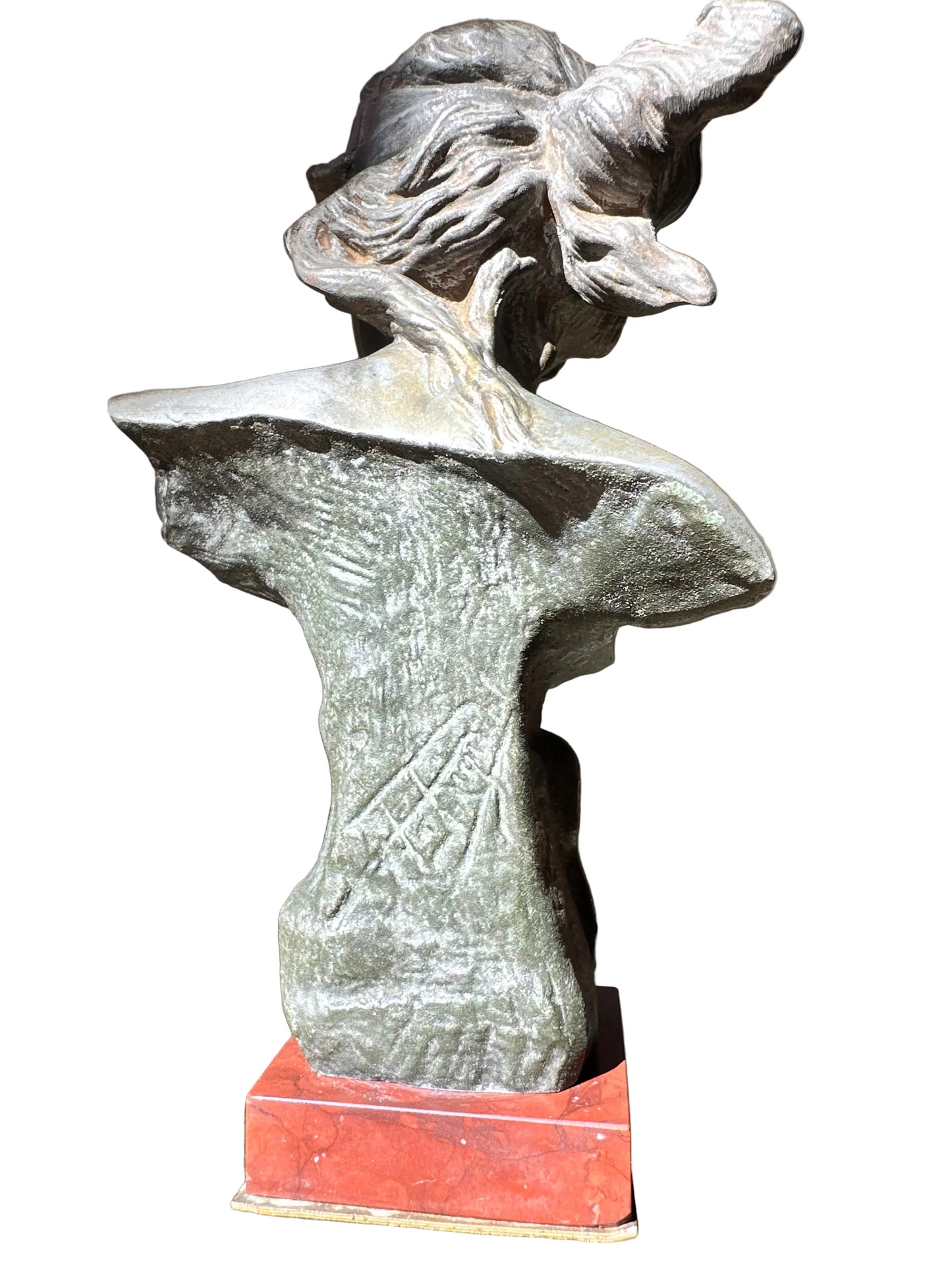 Antique Art Nouveau Cleopatra Bust